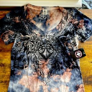 Affliction size small top